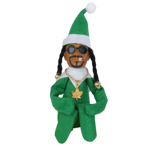 Snoop on A Stoop Christmas Ornaments Elf Doll Kids Gift Toys Creative